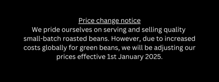 price change notice